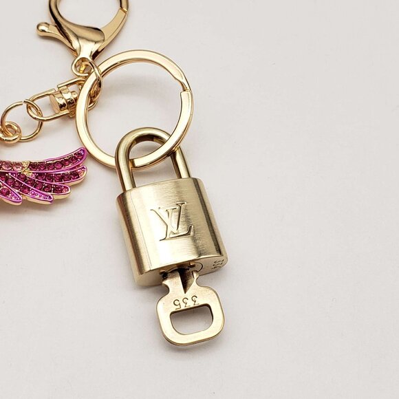 Authentic Louis Vuitton Lock & Key with unbranded Bagcharm, Keycharm, Keychain - Picture 5 of 8
